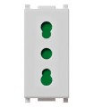 Vimar Plana Silver Standard-Steckdose 10/16A 14203.SL