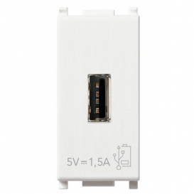 Vimar Plana USB-Steckdose 5V1,5A Farbe Weiß 14292