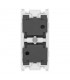 Vimar Plana Double Connected Control für Rollläden Farbe Weiß 14594.0