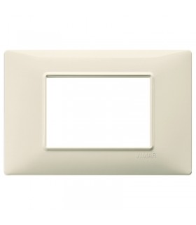 Vimar Plana Abdeckrahmen 3 Module Farbe Beige 14653.03