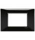 Vimar Plana Abdeckrahmen 3 Module Farbe Schwarz 14653.05