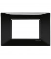Vimar Plana Abdeckrahmen 3 Module Farbe Schwarz 14653.05