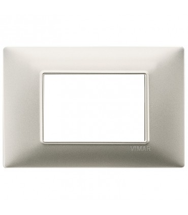 Vimar Plana Abdeckrahmen 3 Module Farbe Mattnickel 14653.21