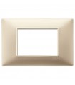 Vimar Plana Abdeckrahmen 3 Module Farbe Mattchampagne 14653.22