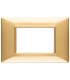 Vimar Plana Abdeckrahmen 3 Module Farbe glänzend Gold 14653.24