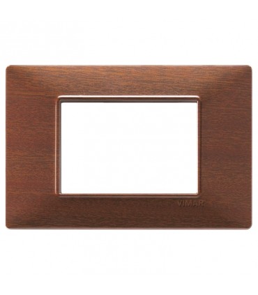 Vimar Plana Abdeckrahmen 3 Module Farbe Makore' 14653.33