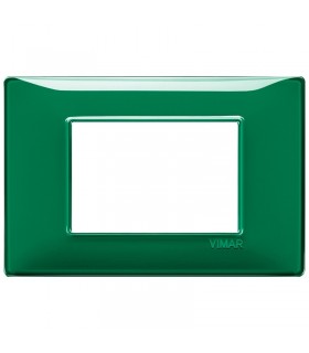 Vimar Plana Platte 3 Module smaragdgrün 14653.47