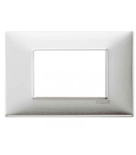 Vimar Plana Abdeckrahmen 3 Module Farbe Aluminium gebürstet 14653.81