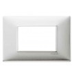 Vimar Plana Abdeckrahmen 3 Module Farbe Aluminium gebürstet 14653.81