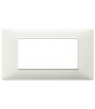 Vimar Plana Abdeckrahmen 4 Module Farbe Elfenbein 14654.02