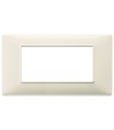 Vimar Plana Abdeckrahmen 4 Module Farbe Beige 14654.03
