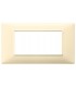 Vimar Plana Abdeckrahmen 4 Module Farbe Creme 14654.04