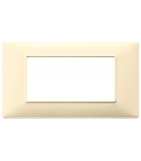 Vimar Plana Abdeckrahmen 4 Module Farbe Creme 14654.04