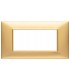 Vimar Plana Abdeckrahmen 4 Module Farbe Mattgold 14654.25