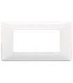 Vimar Plana Abdeckrahmen 4 Module Farbe Schnee 14654.41