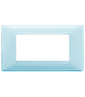 Vimar Plana Abdeckrahmen 4 Module Farbe Reflex Wasser 14654.45