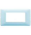 Vimar Plana Abdeckrahmen 4 Module Farbe Reflex Wasser 14654.45