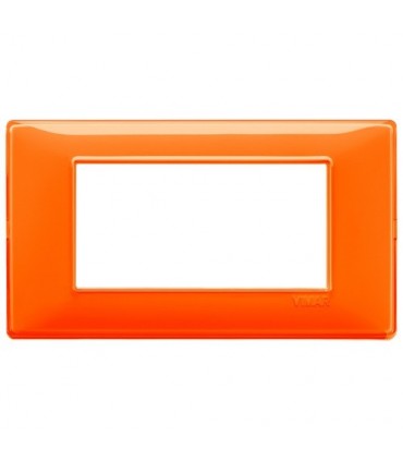 Abdeckrahmen Vimar Plana 4 module Reflex Orange 14654.48
