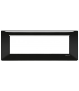 Vimar Plana Abdeckrahmen 7 Module Farbe Schwarz 14657.05