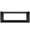 Vimar Plana Abdeckrahmen 7 Module Farbe Schwarz 14657.05