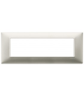 Vimar Plana Abdeckrahmen 7 Module Farbe Mattnickel 14657.21