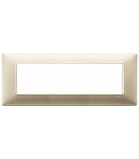 Vimar Plana Abdeckrahmen 7 Module Farbe Champagne 14657.22