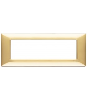 Vimar Plana Abdeckrahmen 7 Module Farbe Gold 14657.24