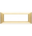 Vimar Plana Abdeckrahmen 7 Module Farbe Gold 14657.24