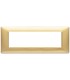 Vimar Plana Abdeckrahmen 7 Module Farbe Mattgold 14657.25