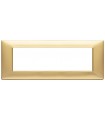 Vimar Plana Abdeckrahmen 7 Module Farbe Mattgold 14657.25