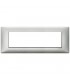 Vimar Plana Abdeckrahmen 7 Module Farbe Metallic Silber 14657.71