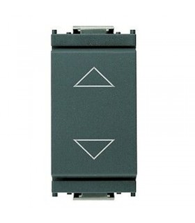 Doppeldrucktaster Vimar Idea mit Schalter 10A mit Pfeilen anthrazit 16150
