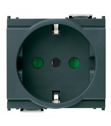 Vimar Idea schuko 16A Steckdose anthrazit 16209