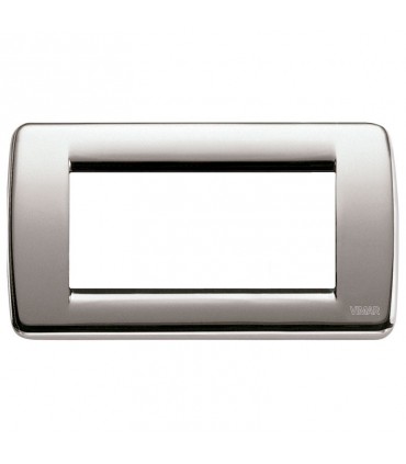 Vimar Idea Rondo Abdeckrahmen 4 Module Farbe Nickel gebürstet 16754.34