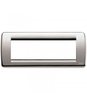 Vimar Idea Rondo Abdeckrahmen 6 Module Farbe Nickel gebürstet 16756.34