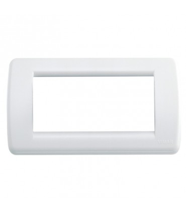 Vimar Idea Rondò Platte 4 Module hellweiß 16764.01