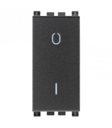 Vimar Arke 2P beleuchteter Schalter 16A grau 19015