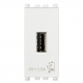 Steckernetzteil Vimar Arke USB 5V 1,5A 1 Modul weiß 19292.B