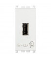 Steckernetzteil Vimar Arke USB 5V 1,5A 1 Modul weiß 19292.B
