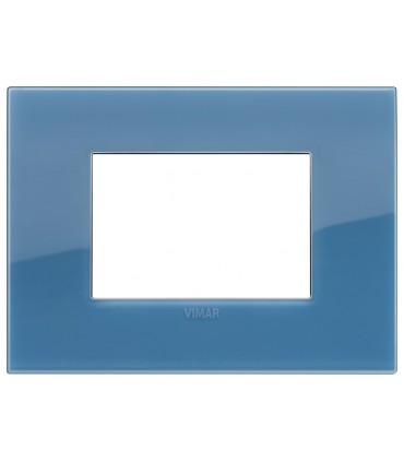 Platte Vimar Arke 3 Module klassische Reflex ultramarin 19653.64