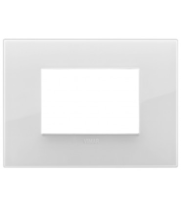 Platte Vimar Arke 3 Module klassische Reflex Eis 19653.66