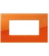 Vimar Arke Platte 4 Module klassische Reflex Orange 19654.63