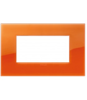 Vimar Arke Platte 4 Module klassische Reflex Orange 19654.63