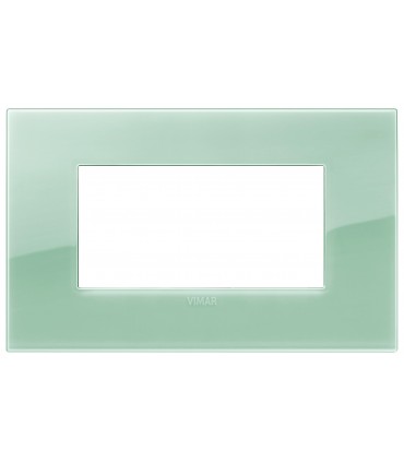 Platte Vimar Arke 4 Module klassische Reflex-Salbei 19654.65