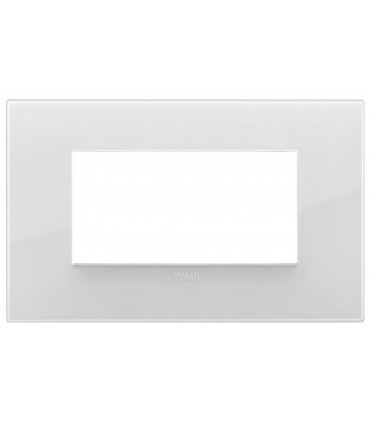 Platte Vimar Arke 4 Module klassisch reflex Eis 19654.66