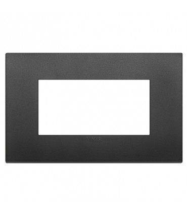 Platte Vimar Arke classic 4 Module schwarz 19654.71