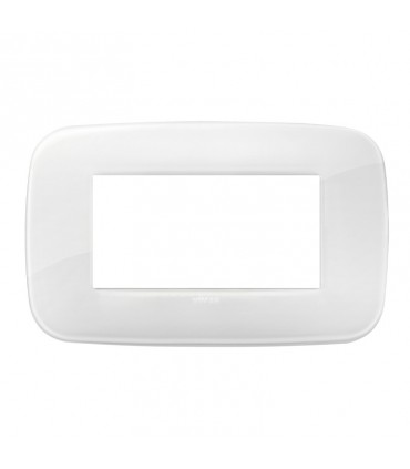 Platte Vimar Arke Runde 4 Module Reflex Eis 19684.66