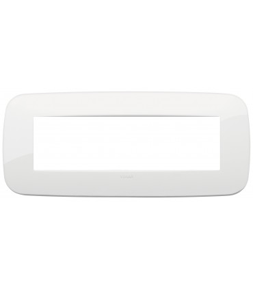 Vimar Arke Runde Platte 7 Module weiß 19687.84