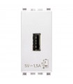 Vimar Eikon 5V1,5A USB-Stecker weiß 20292.