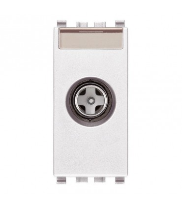 Vimar Eikon TV- und Sat-Steckdose Durchsteckdose weiß 20300.10.